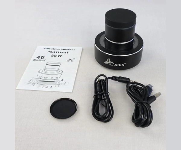 Портативна Віброколонка Adin - 26 Ватт Bluetooth 4.0 Чорний