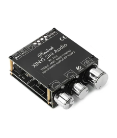 Усилитель звука двухканальный Sinilink - XINYI Sini Audio XY-T50H 50x2 Ватт HI-FI D-класс на базе TPA3116D2 - поддержка Bluetooth AUX USB Цвет Чёрный