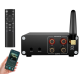 Two-channel amplifier Hi-Fi AUDIO 100Wx2 based on TPA3116D2 support Bluetooth USB and remote control Color Black