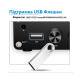 Two-channel amplifier Hi-Fi AUDIO 100Wx2 based on TPA3116D2 support Bluetooth USB and remote control Color Black