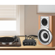 Two-channel amplifier Hi-Fi AUDIO 100Wx2 based on TPA3116D2 support Bluetooth USB and remote control Color Black