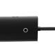 Хаб Разветвитель BASEUS с USB A на USB 3.0 Мульти Адаптер 4в1 плюс Type-C порт питания - удлинитель 100см - BS-OH013 HUB - Чёрный