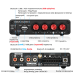 Усилитель Douk Audio M4 многозонный 4-канальный 50Вт*4  - поддержка Line-Out и Line-in Bluetooth USB Цвет Чёрный