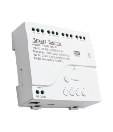 Розумне 4CH/4х канальне Wi-Fi реле AC 85-250В RF433 Tuya Smart - Колір Білий