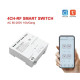 Умное 4CH/4х канальное Wi-Fi реле AC 85-250В RF433 Tuya Smart - Цвет Белый