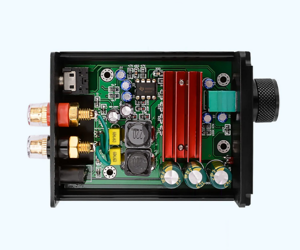 100 Watt Mono Subwoofer Amplifier with Low-Pass Filter Based on TPA3116 and NE5532 - Black