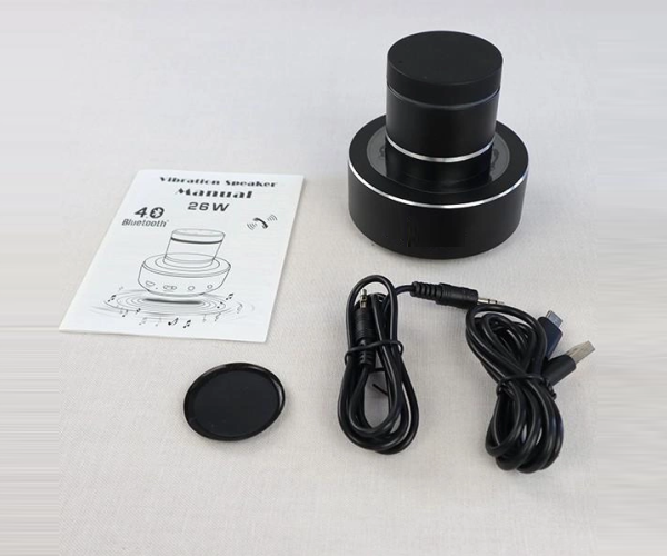 Портативна Віброколонка Adin - 26 Ват Bluetooth 4.0 Без Лого - Чорний