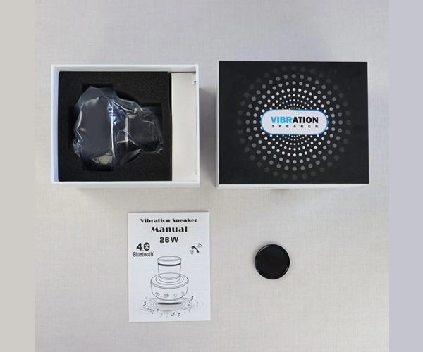 Портативна Віброколонка Adin - 26 Ват Bluetooth 4.0 Без Лого - Чорний