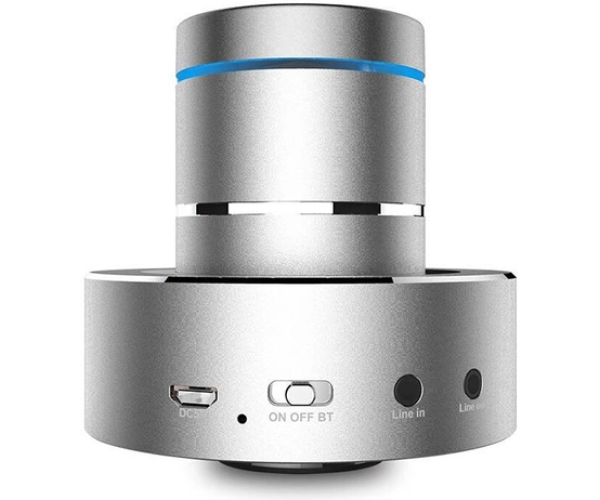 Портативна Віброколонка Adin - 26 Ват Bluetooth 4.0 Без Лого - Металік