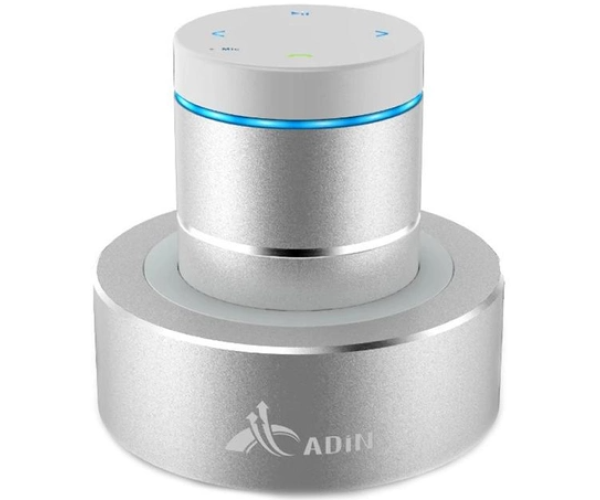 Портативна Віброколонка Adin - 26 Ватт Bluetooth 4.0 Металік
