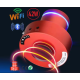 Портативна Віброколонка Adin X1-WiFi - 42 Ват Bluetooth 5.0 Червоний