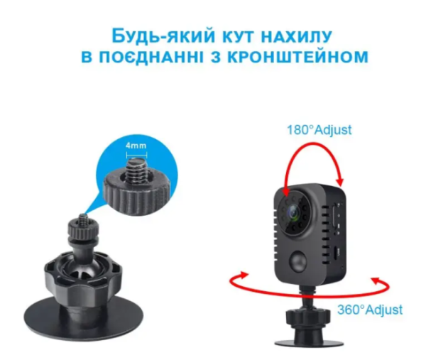 Міні-камера MD29 - відеореєстратор Nectronix Full HD 1080P 1200мАг