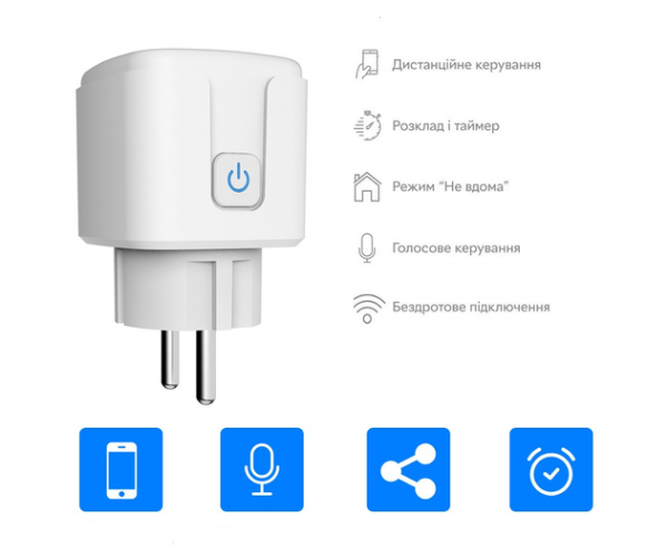 Tuya Smart Wi-Fi Socket 20 Amp