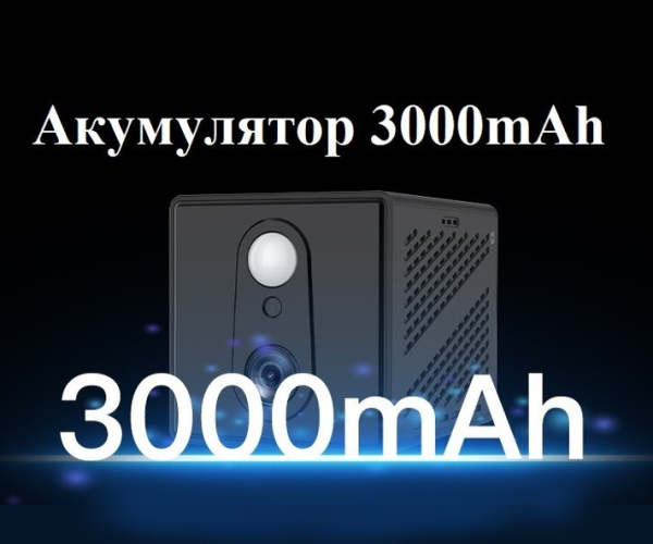 Мініі камера CB75 - Wi-Fi з підтримкою хмарного сховища 4K 5МП 1080P 3000мАг