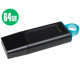 Флеш Пам'ять USB Kingston 64GB - DataTraveler Exodia USB 3.2 Gen1 Колір Чорний-Голубий