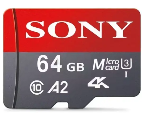 Карта пам'яті microSDXC Sony 64GB Class 10 - U3-V30-A2