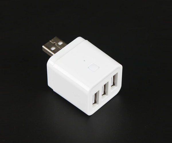 Розумний Wi-Fi-адаптер на 3 USB порти Tuya Smart 3CH Колір Білий