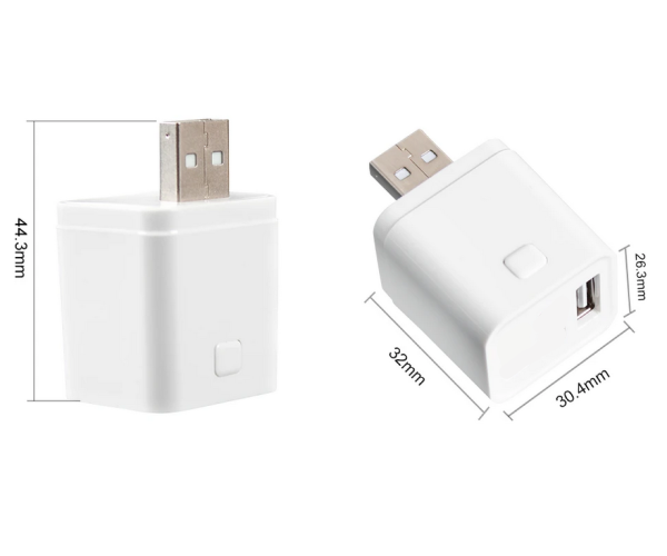 Розумний Wi-Fi-адаптер на 1 USB порт Tuya Smart 1CH Колір Білий