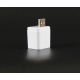 Розумний Wi-Fi-адаптер на 1 USB порт Tuya Smart 1CH Колір Білий