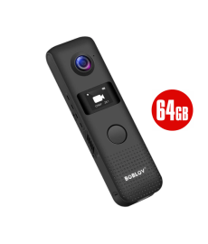 Body camera BOBLOV C18 - WiFi mini video recorder HD 1296P 64GB