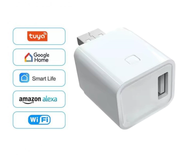 Розумний Wi-Fi пульт дистанційного керування RF та IR 433/315МГц Tuya Smart Круглий — Колір Чорний