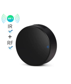Розумний Wi-Fi пульт дистанційного керування RF та IR 433/315МГц Tuya Smart Круглий — Колір Чорний