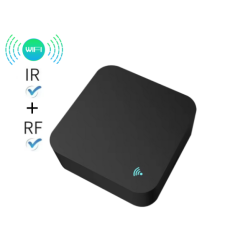 Розумний Wi-Fi пульт дистанційного керування RF та IR 433/315МГц Tuya Smart Квадратний — Колір Чорний