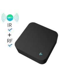 Розумний Wi-Fi пульт дистанційного керування RF та IR 433/315МГц Tuya Smart Квадратний — Колір Чорний