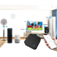 Умный Wi-Fi-пульт дистанционного управления RF и IR 433/315МГц Tuya Smart Квадратный - Цвет Чёрный