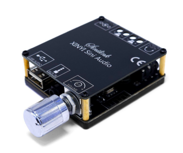 C50L – dual-channel 2x50 Watt Class D Audio Amplifier - support Bluetooth AUX and USB Color Black