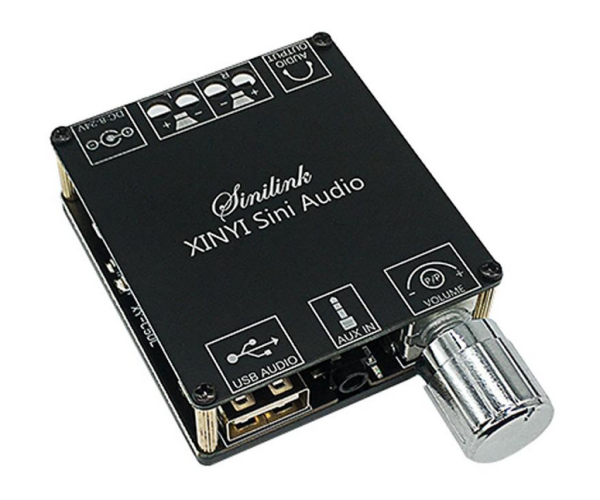 C50L – dual-channel 2x50 Watt Class D Audio Amplifier - support Bluetooth AUX and USB Color Black