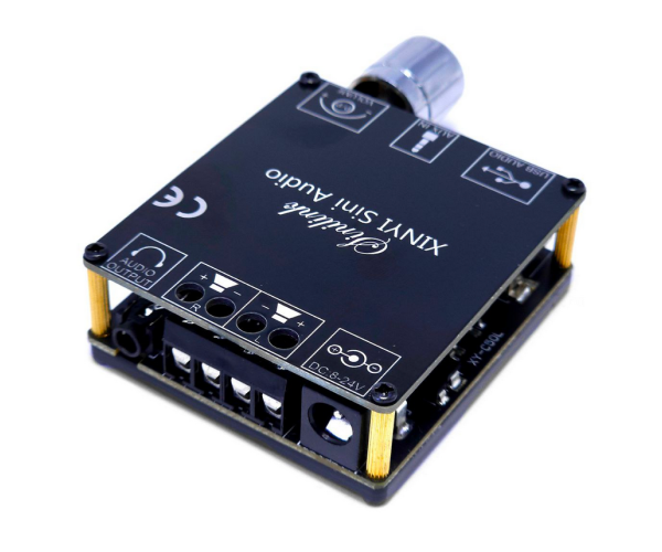 C50L – dual-channel 2x50 Watt Class D Audio Amplifier - support Bluetooth AUX and USB Color Black