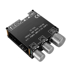 T50L – dual-channel 2x50 Watt Class D Audio Amplifier - support Bluetooth AUX and USB Color Black