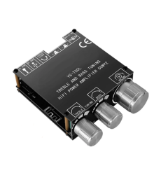 T50L – dual-channel 2x50 Watt Class D Audio Amplifier - support Bluetooth AUX and USB Color Black