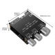T50L – dual-channel 2x50 Watt Class D Audio Amplifier - support Bluetooth AUX and USB Color Black