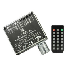 Y50L – dual-channel 2x50 Watt Class D Audio Amplifier - support remote control Bluetooth AUX and USB Color Black