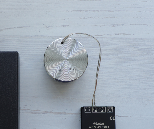 Vibro speaker "Hello Neighbor +" 40 Watt included - Amplifier Sinilink XY-C50L plus Vibro speaker 40W-4Ω plus Power supply